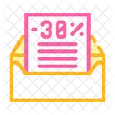 Message Discount Color Icon