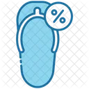 Discount On Flip Flop  Icon