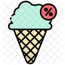 Discount On Ice Cream  Icon