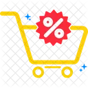 Discount On Shopping Cart Shopping Cart Discount Icon