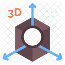 Diseño 3D  Icono