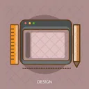 Diseno Espacio De Trabajo Tecnologia Icono