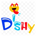 Dishy Word Funny Emoji Emoji Face Symbol