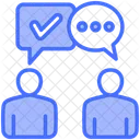 Diskussion  Symbol