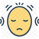 Disorders Anxiety Headache Icon