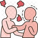 Disrespectful Conflict Argument Icon