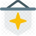 Distintivo de estrela cruzada  Ícone