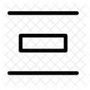 Distribute Vertically Align Alignment Icon