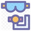 Goggles Mask Diving Icon