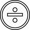 Division Symbol Math Icône