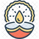 Diya Diwali Lampe Symbol