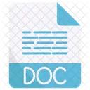 Doc Extension De Archivo Formato De Archivo Icono