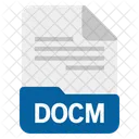 Docm File Format Icon