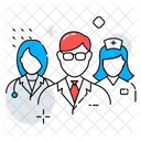 Doctors And Nurse Medical Professionals Health Professionals Icon