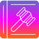 Doctrina Promulgacion Ley Y Orden Icono