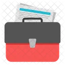 Document Case Briefcase Suitcase Icon