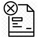 Document Error  Icon