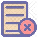 Document Remove  Icon