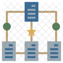 Document Sharing Flowchart Workflow アイコン