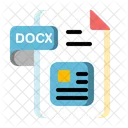 Docx Arquivos E Pastas Formato De Arquivo Ícone