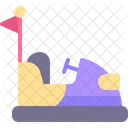 Dodgem Bumper Car Playground Icon