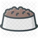 Dog Food Plate Icon