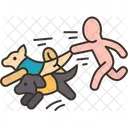 Dog Running Sprint Icon