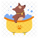 Dog Bathing  Icon