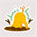 Dog Digging  Icon