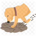 Dog Digging  Icon