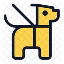 Dog Leashed  Icon