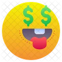 Dolar Dinero Emoji Icono