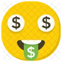 Emoji De Dolar Cara Comica Emoji Icono