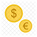 Dollar Euro Coin Icon