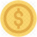 Dollar Dollar Coin Usd Icon