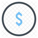 Dollar Coin Currency Icon