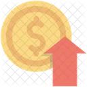 Dollar Coin Growth Icon