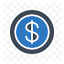 Dollar Coin Money Icon