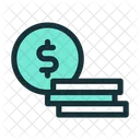 Dollar Coins Money Icon