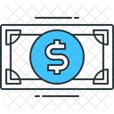 Dollar Banknotefiat Money Dolor Icon