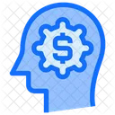 Dollar Money Brain Icon