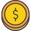 Dollar Coin Forex Icon