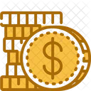 Dollar Coins Coin Icon