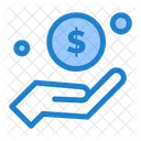 Dollar Money Hand Icon