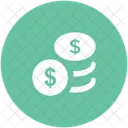 Dollar Coins Money Icon