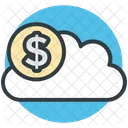 Dollar Cloud Computing Icon