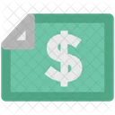 Dollar Statement Bank Icon