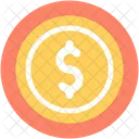 Dollar Coin Usd Icon