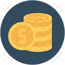 Dollar Coin Currency Icon