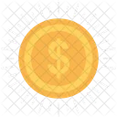 Dollar Coin Currency Icon